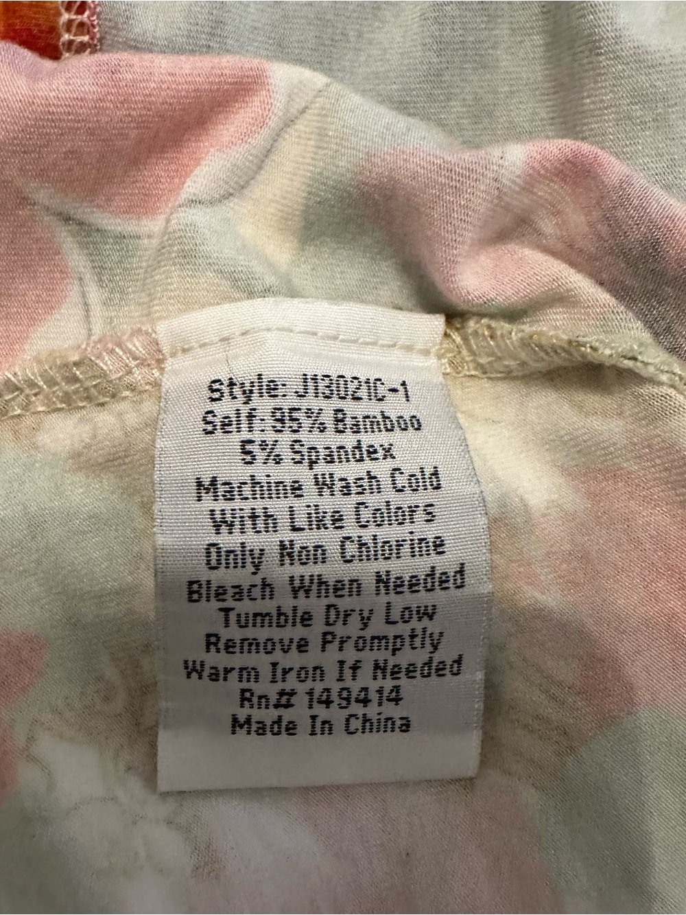 Johnny Was Multicolor Floral Patchwork Top - Picture 4 of 4